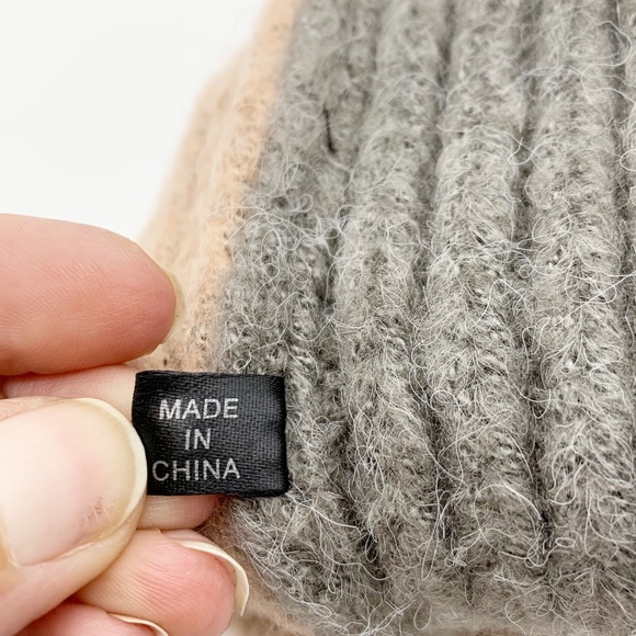 Majestic Filatures Deluxe Cuffed Beanie Hat for Baby in Grey and Tan - Picture 6 of 6